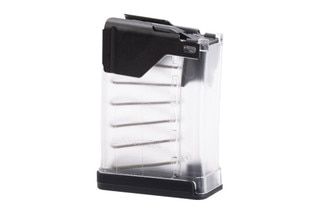 Transparent Lancer Systems AR-15 magazine holds 10-round of 5.56 NATO